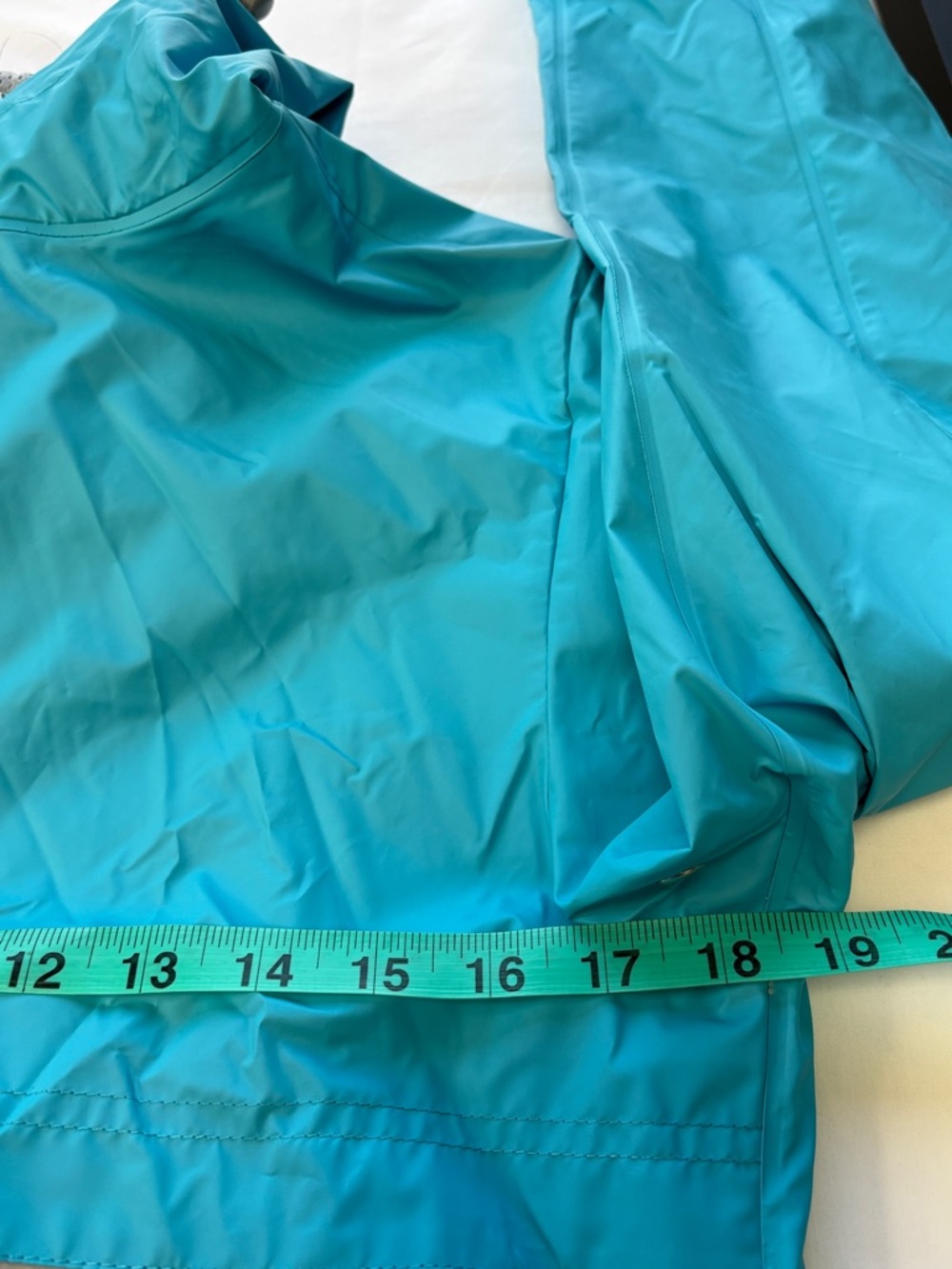💙 Charles River Rain Jacket Women's Small Turquoise Hooded Waterproof NWT 💙 - Picture 9 of 11